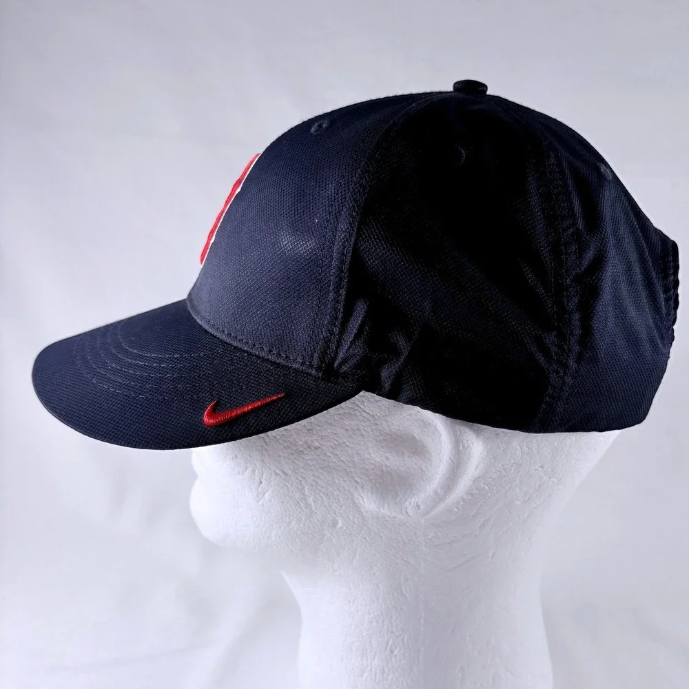 Nike Boston Red Sox Hat Navy Blue MLB Dri-FIT Adjustable Baseball Cap